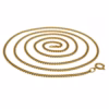 Fine and solid chain in Barbada/Cuban style in 18k gold 62cm · view 2