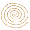 Fine and solid Barbada/Cuban chain in 18k gold 75cm · view 1
