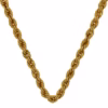 18k gold Solomon cord chain 60cm · view 3