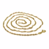 Fine Singapore chain in 18k gold 45 cm · view 2
