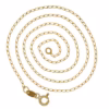 Fine chain in Barbada/Cuban style in 18k gold 40cm · view 1