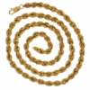 18k gold Solomon cord chain 62cm · view 1