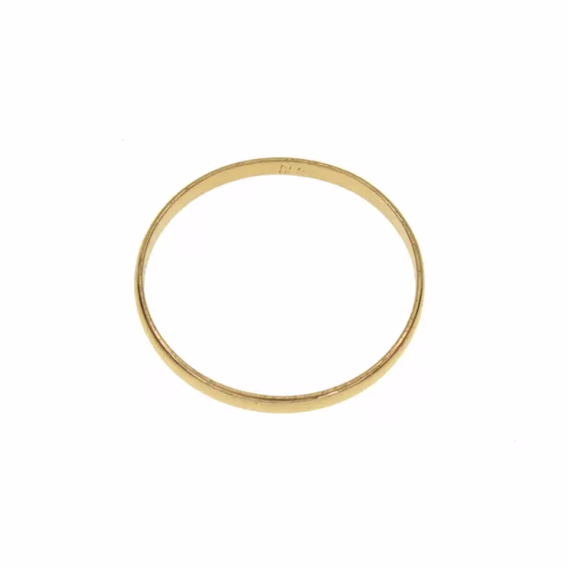 Alianza fina en oro 18k · vista 2