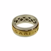 BVLGARI style anti-stress ring in 2 18k golds* · vista 2