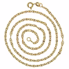 Bilbaína style chain in 18k gold 53cm · view 1