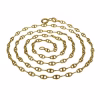 Bilbaína style chain in 18k gold 53cm · view 2