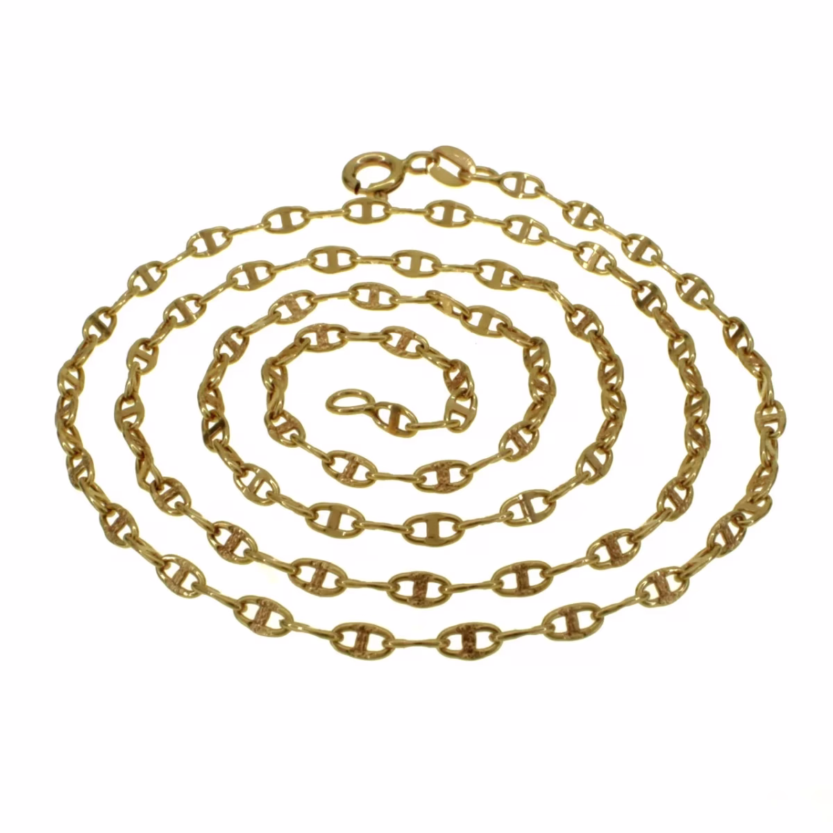 Bilbaína style chain in 18k gold 53cm · view 2
