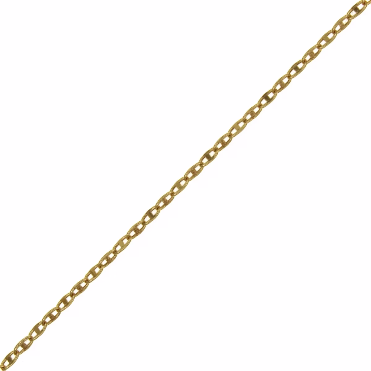 Bilbaína style chain in 18k gold 53cm · view 4