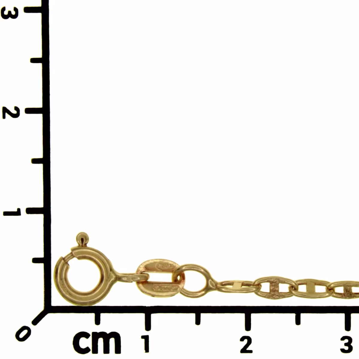 Bilbaína style chain in 18k gold 53cm · view 6