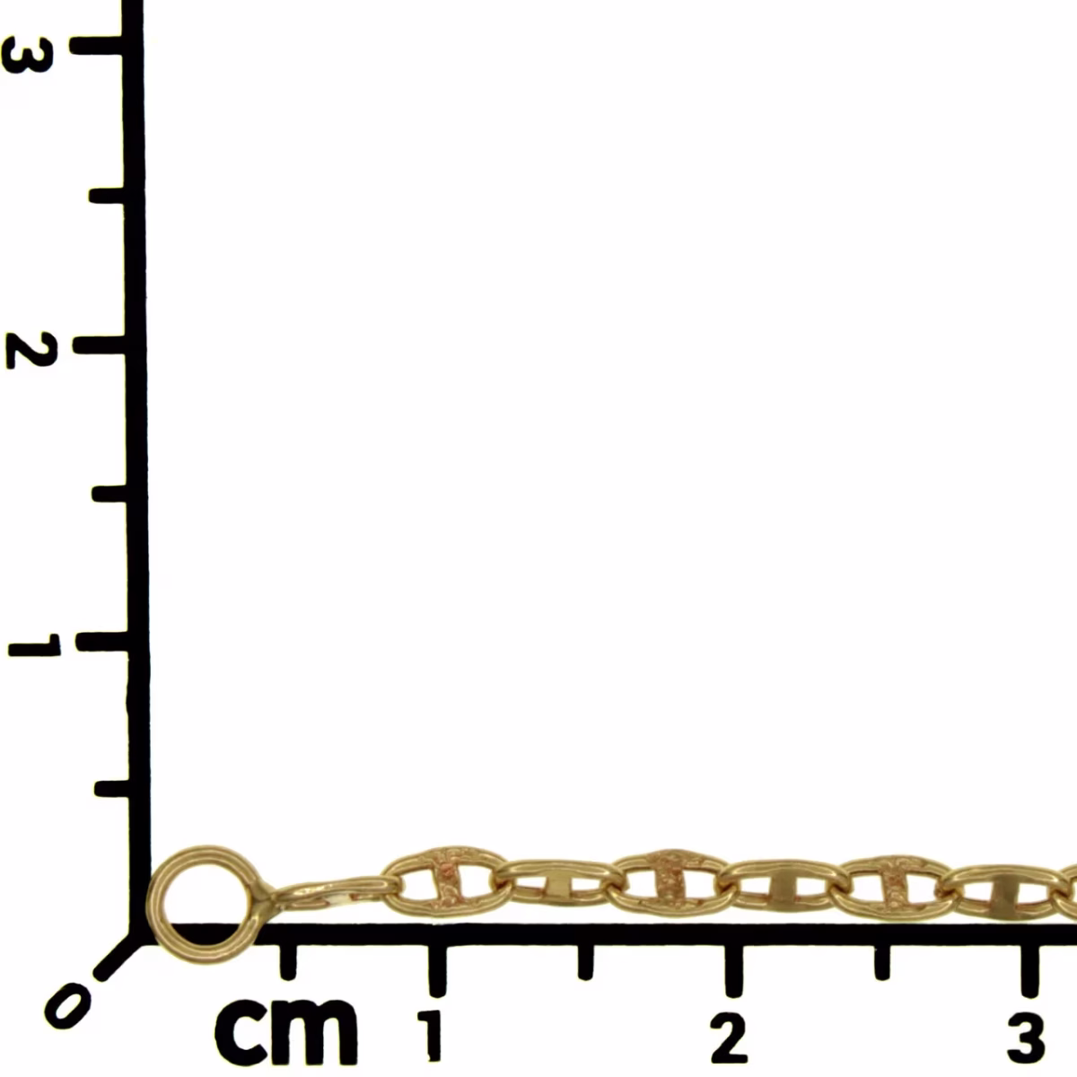 Bilbaína style chain in 18k gold 53cm · view 7