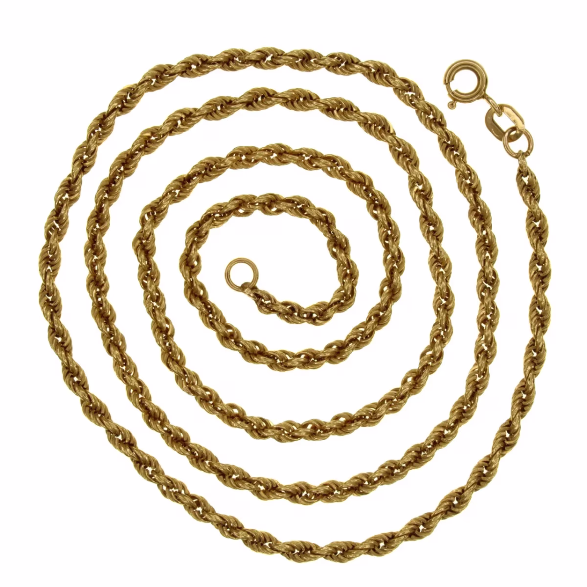 18k Gold Salomonic Cord Chain 53cm · view 1