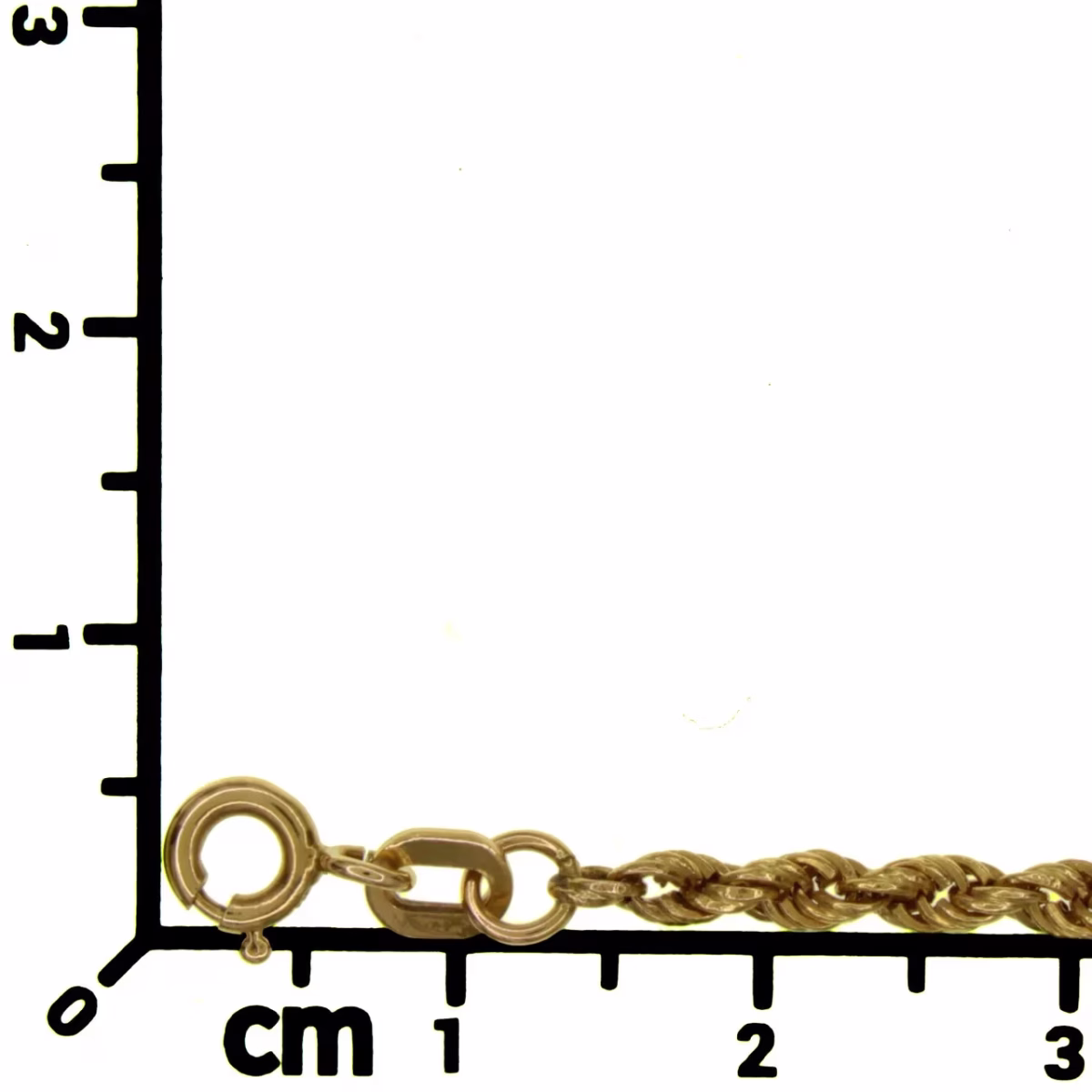 18k Gold Salomonic Cord Chain 53cm · view 6
