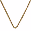 Solid chain Solomon cord in 18k gold 67.5cm · view 3