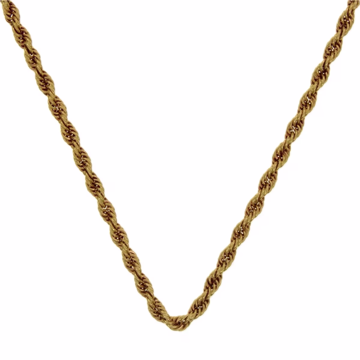 Solid chain Solomon cord in 18k gold 67.5cm · view 3