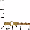 Solid chain Solomon cord in 18k gold 67.5cm · view 6