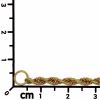 Solid chain Solomon cord in 18k gold 67.5cm · view 7