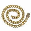14k Gold Barbada/Cuban Chain 40cm · view 1
