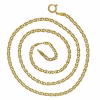 Fine lynx eye chain in 18k gold 47cm · view 1