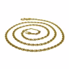 Fine lynx eye chain in 18k gold 47cm · view 2