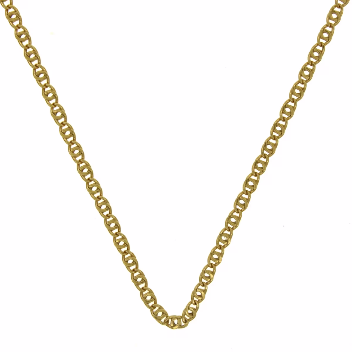 Fine lynx eye chain in 18k gold 47cm · view 3
