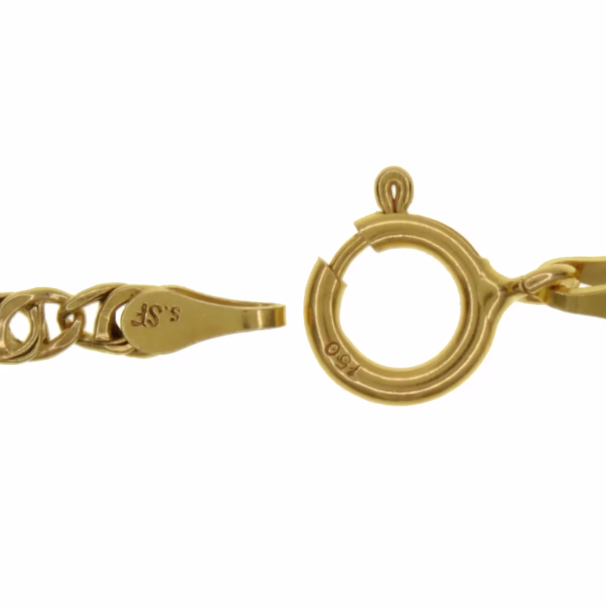 Fine lynx eye chain in 18k gold 47cm · view 5