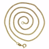 Fine Barbada/Cuban chain in 18k gold 39.5cm · view 1