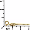 Fine Barbada/Cuban chain in 18k gold 39.5cm · view 6