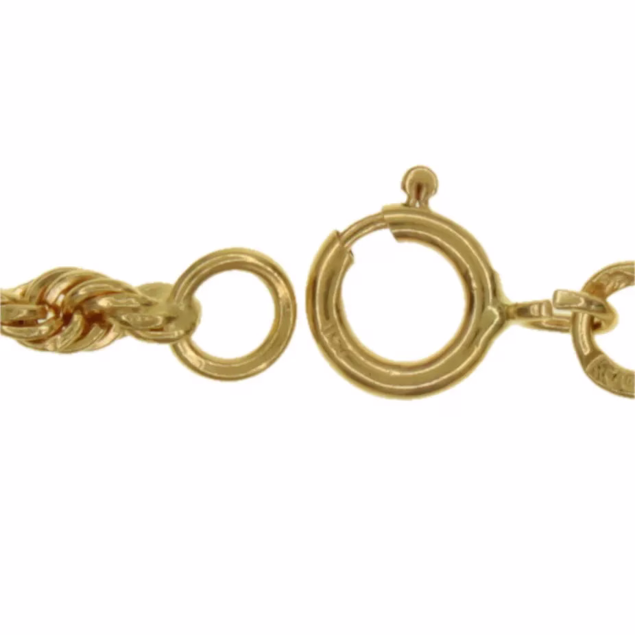18k gold Solomon cord choker 45cm · view 5