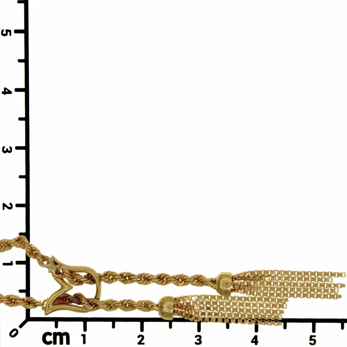 18k gold Solomon cord choker 45cm · view 6