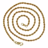 Fine Solomon cord chain in 18k gold 42.5cm · view 1