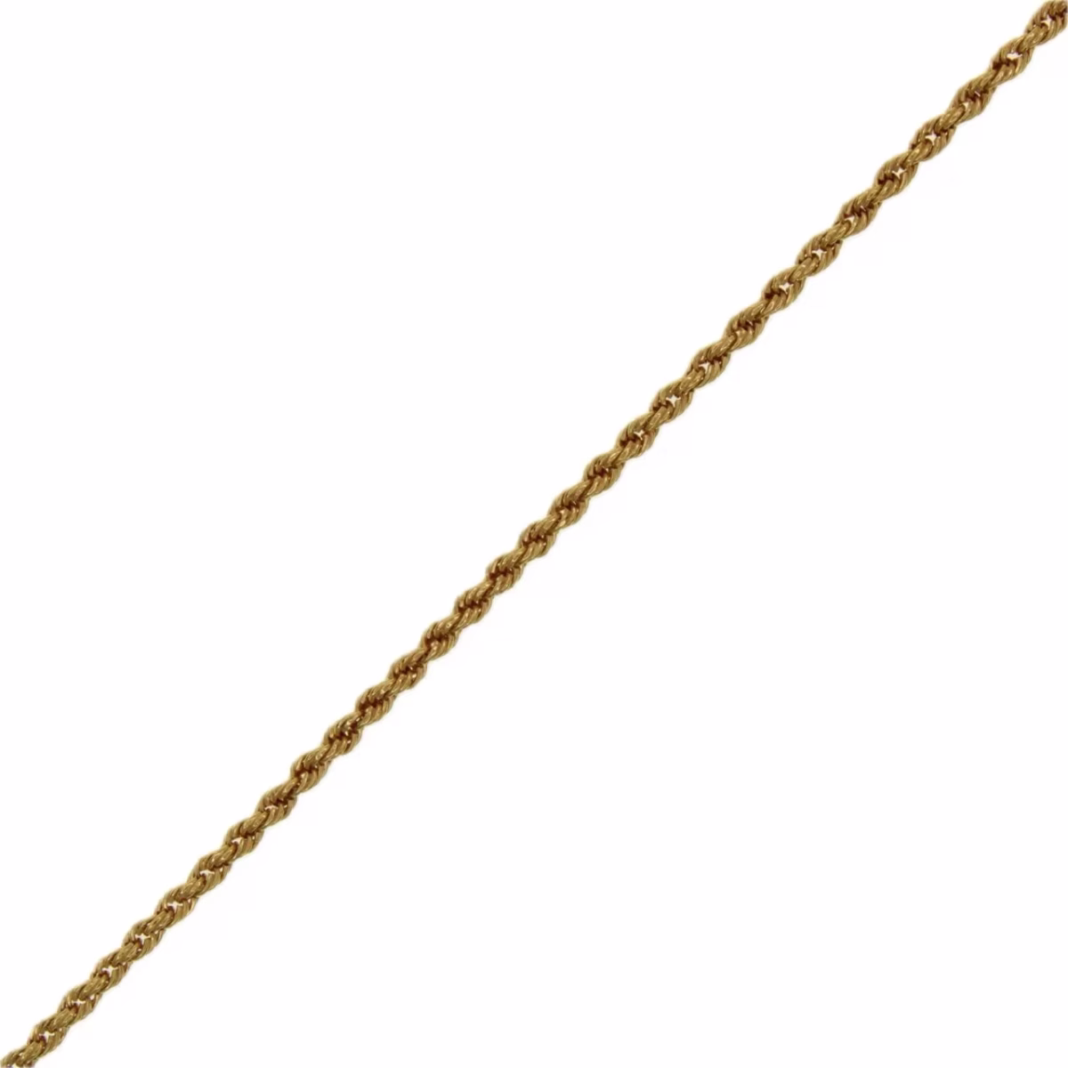 Fine Solomon cord chain in 18k gold 42.5cm · view 4