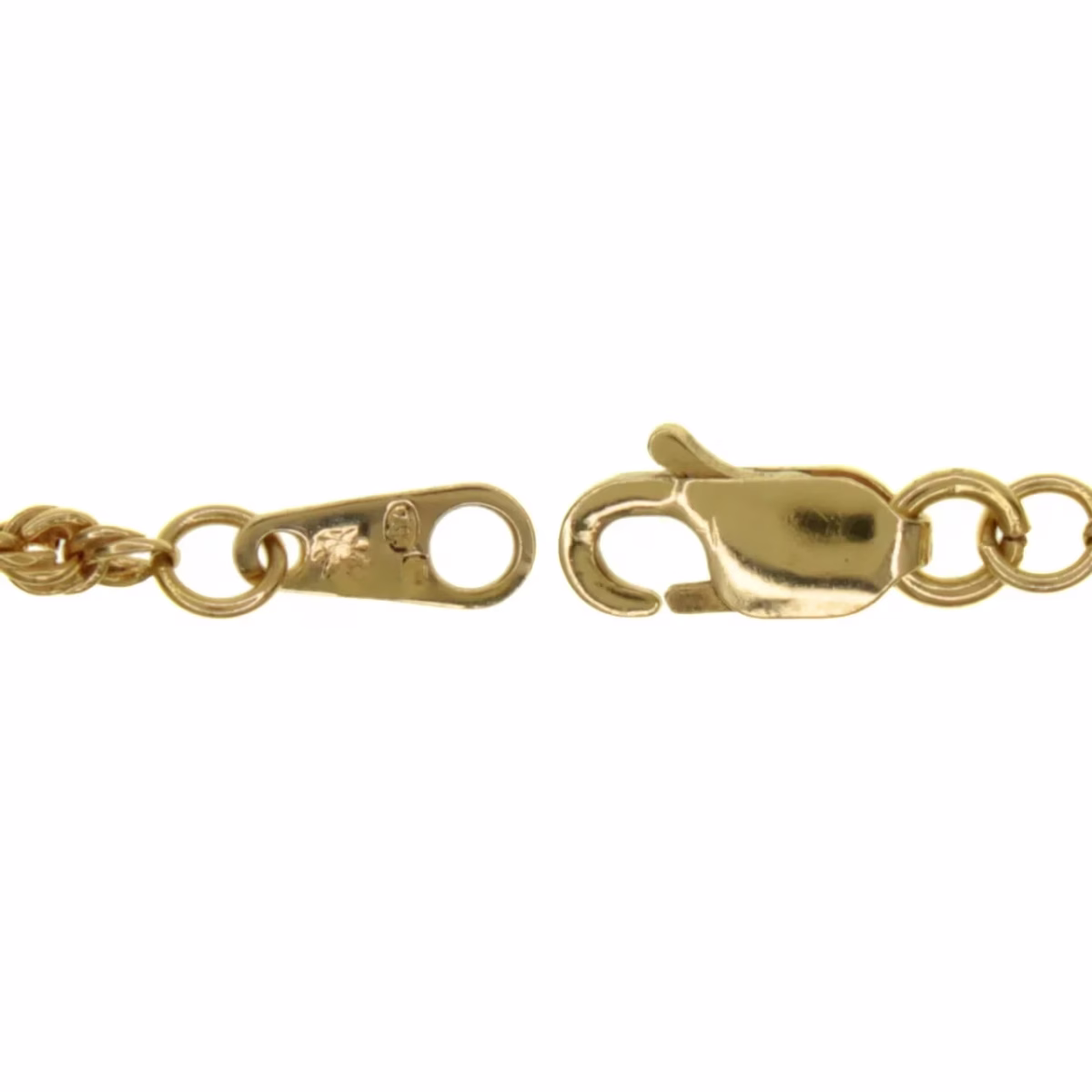 Fine Solomon cord chain in 18k gold 42.5cm · view 5