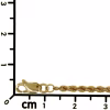 Fine Solomon cord chain in 18k gold 42.5cm · view 6