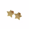 18k gold star earrings · view 1