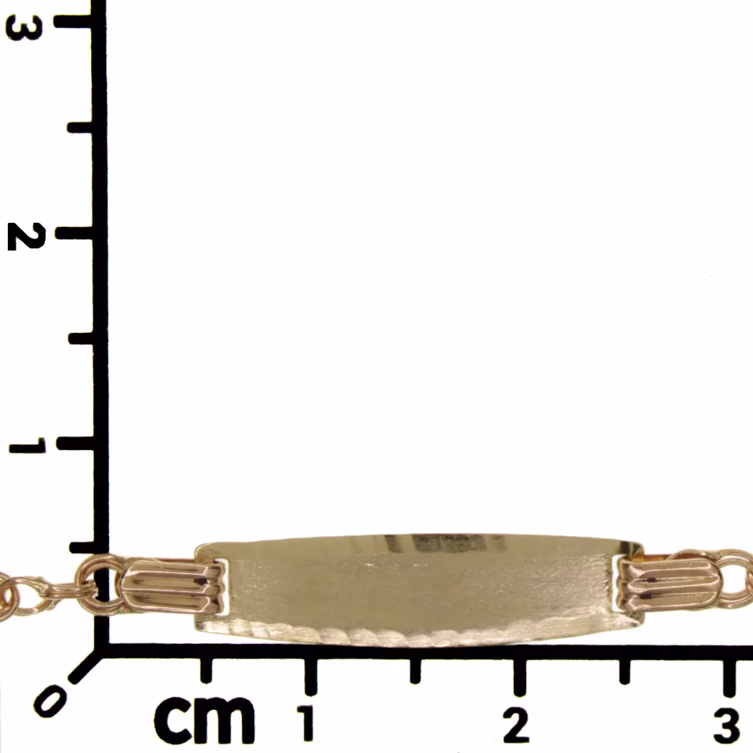 18k gold baby bracelet 14cm · vista 7