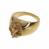 Anillo egipcio con circonitas en oro 18k · vista 7