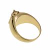 Anillo egipcio con circonitas en oro 18k · vista 6