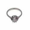 Solitario con Diamante 1 cte en oro blanco 18k · vista 1