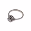 Solitario con Diamante 1 cte en oro blanco 18k · vista 6