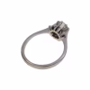Solitario con Diamante 1 cte en oro blanco 18k · vista 3