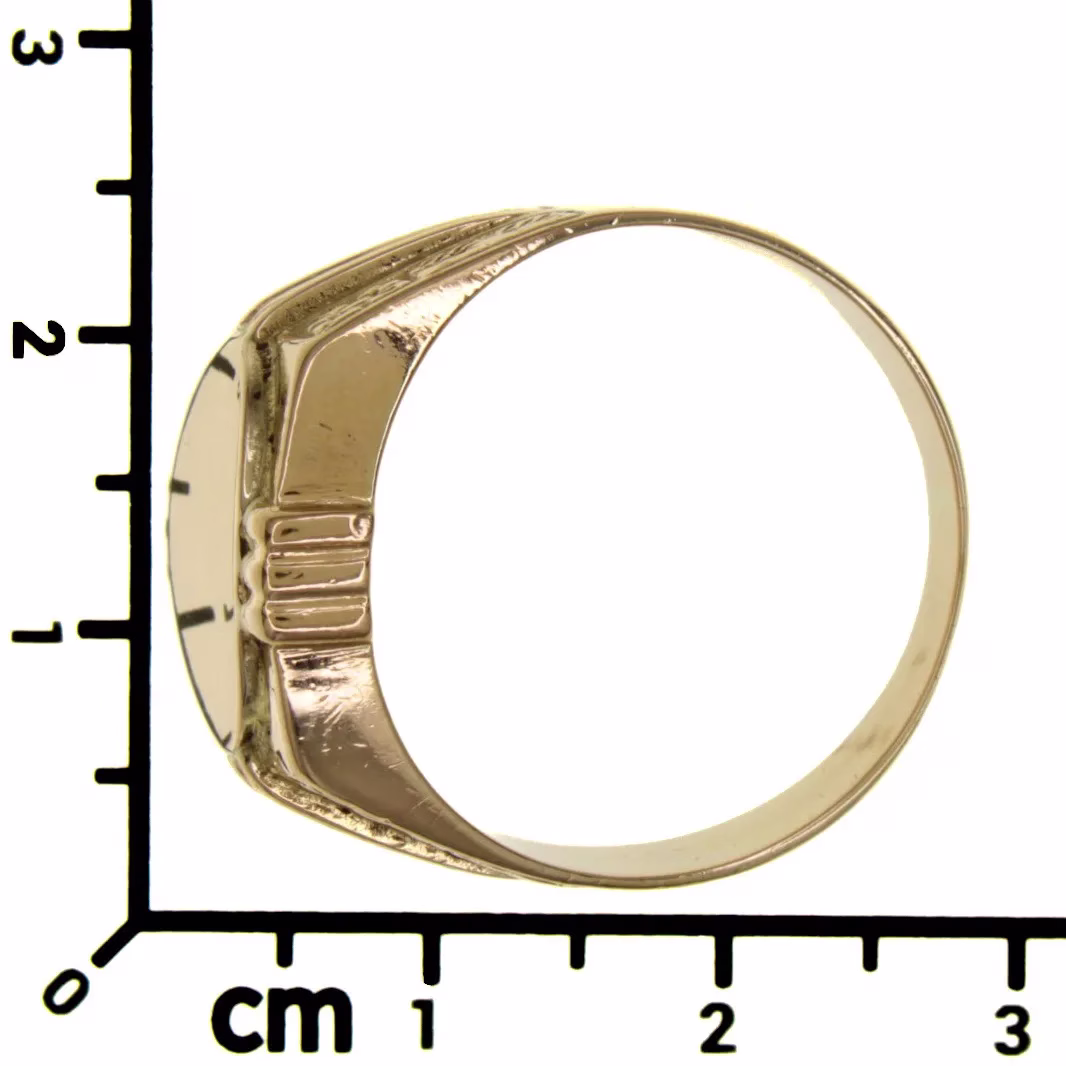 Sello ornamentado en oro 18k · vista 8