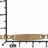 Esclava de bebé en oro 18k 15cm · vista 7