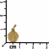 Lentil-type medal of Our Lady of Pastoriza in 18k gold · view 3