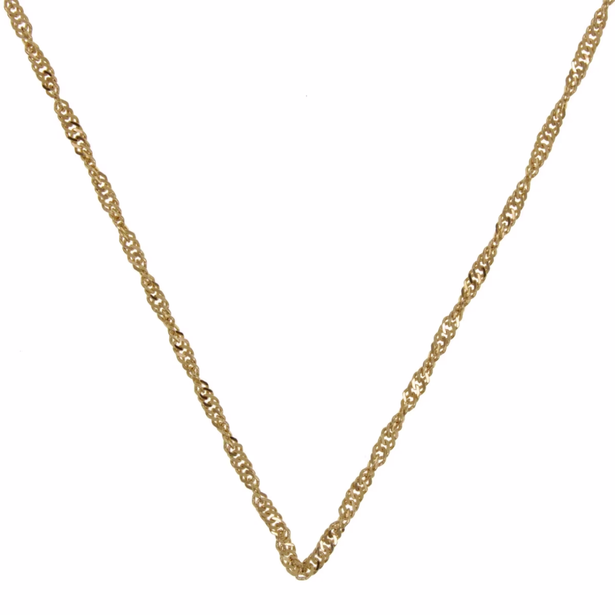 Cadena Singapur en oro 18k 52cm · vista 4