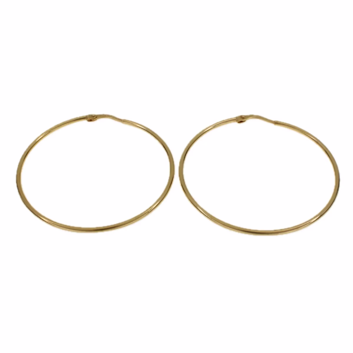 Aros grandes en oro 18k · vista 5