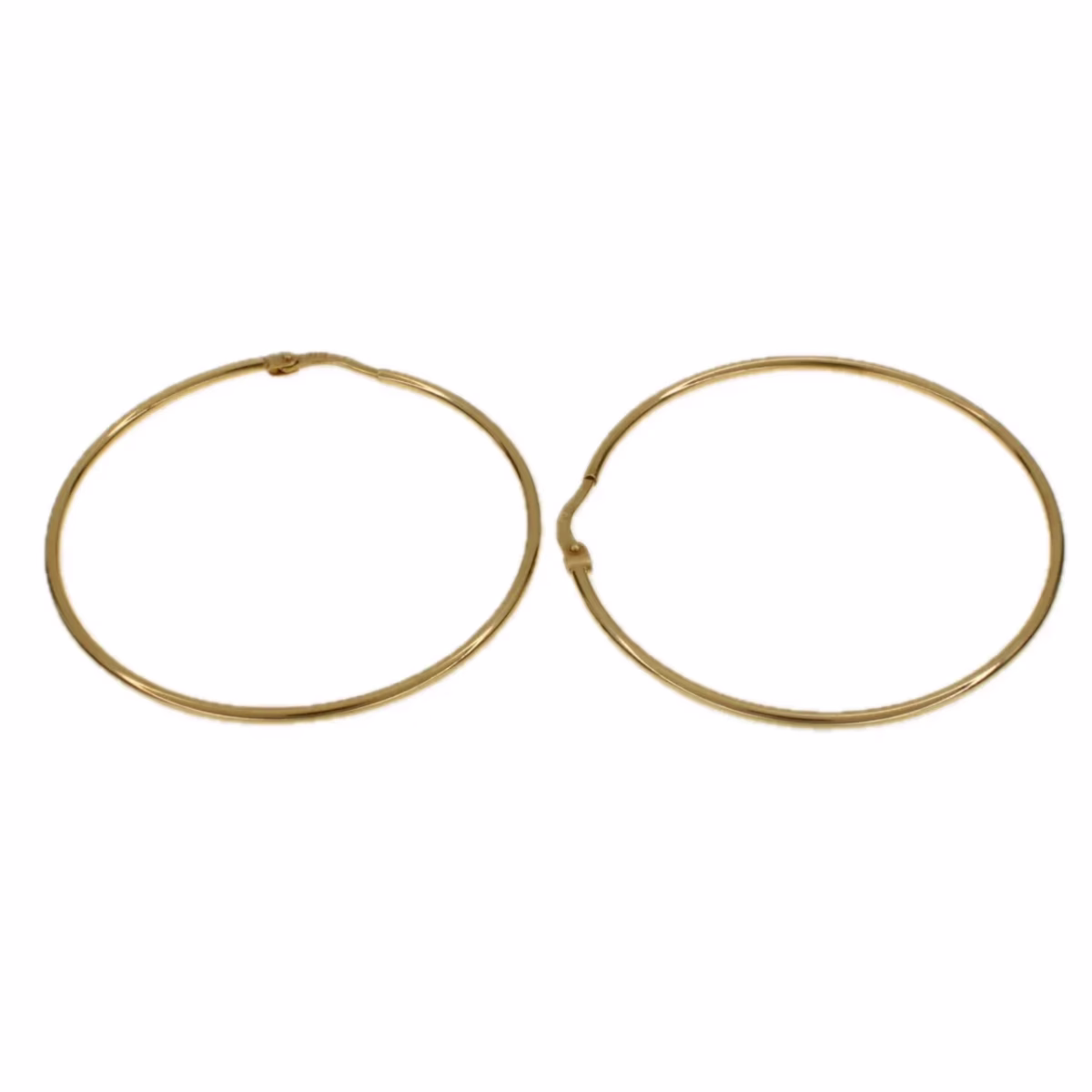 Aros grandes en oro 18k · vista 4