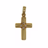 Cross with Diamonds in 18k gold · vista 1