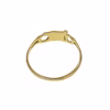 Sortija náutica "A" en oro 18k · vista 2