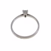 Solitario con Diamante en oro blanco 18k · vista 6